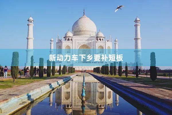 新动力车下乡要补短板