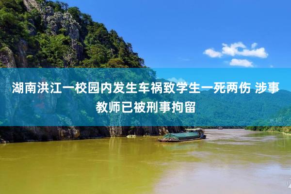 湖南洪江一校园内发生车祸致学生一死两伤 涉事教师已被刑事拘留